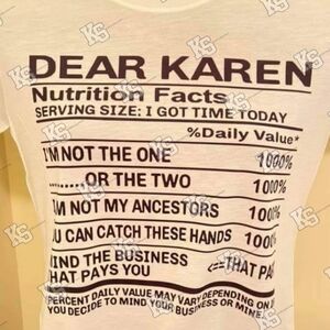 Dear Karen Tee